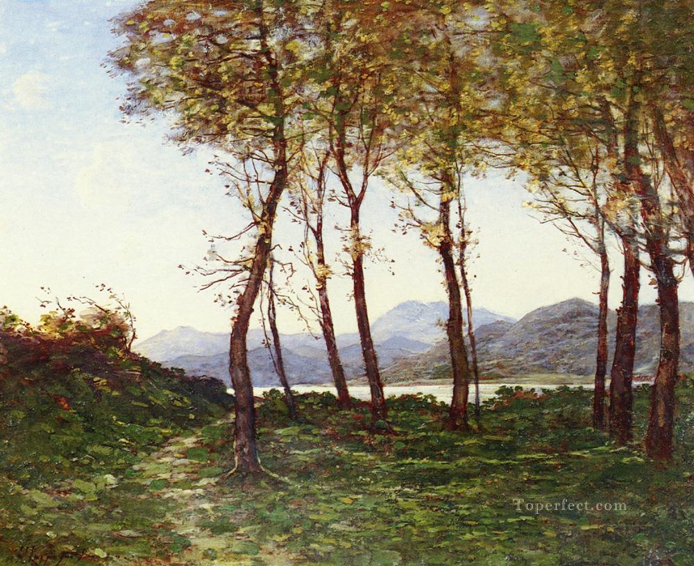 Francés de 1819 a 1916 Alrededores de Menton Le Royal Barbizon paisaje Henri Joseph Harpignies Pintura al óleo
